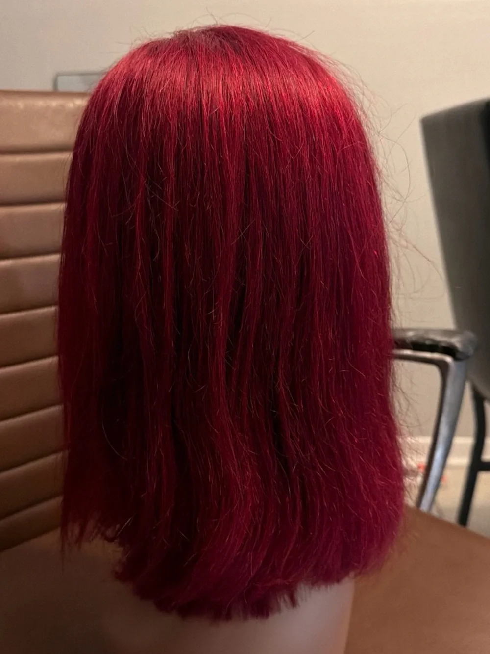Vibrant Red Women’s Hair Wig - Bold Red Shade